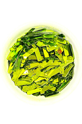  - PUL PLASTİK DİKDÖRTGEN 10 YEŞİL 20 GR