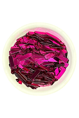  - PUL PLASTİK DİKDÖRTGEN 11 FUŞYA 20 GR