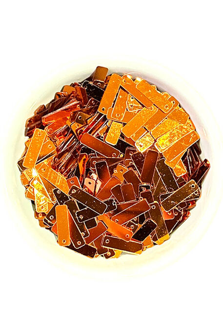  - PUL PLASTİK DİKDÖRTGEN 15 BAKIR 20 GR