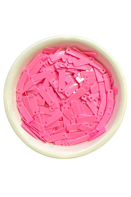 - PUL PLASTİK DİKDÖRTGEN 18 KOYU PEMBE 20 GR