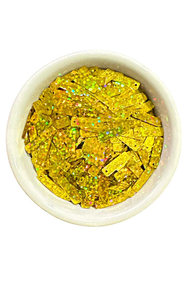 PUL PLASTİK DİKDÖRTGEN 19 SEDEFLİ ALTIN 20 GR