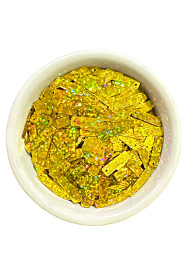  - PUL PLASTİK DİKDÖRTGEN 19 SEDEFLİ ALTIN 20 GR