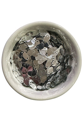  - PUL PLASTİK OVAL 01 GÜMÜŞ 20 GR