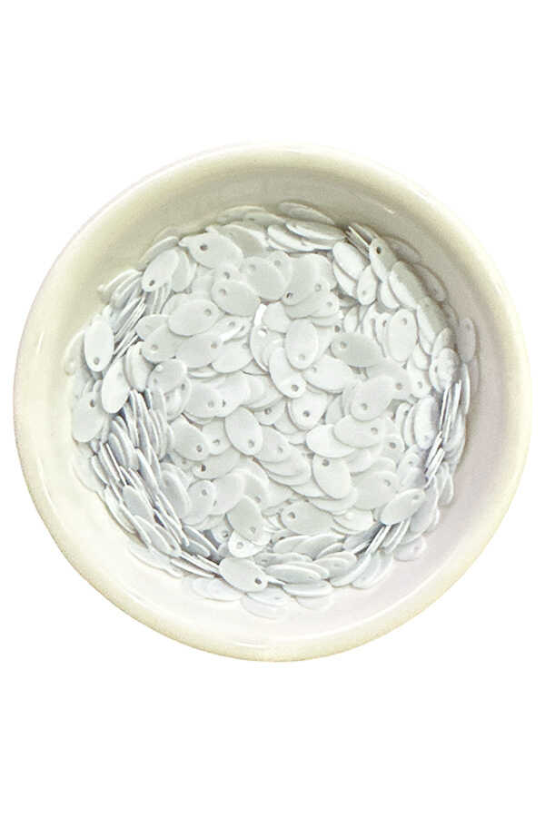 PUL PLASTİK OVAL 13 BEYAZ  20 GR