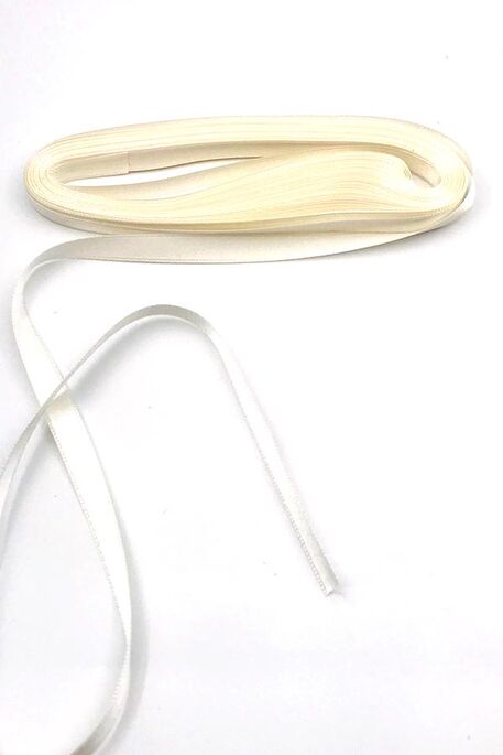  - RIBBED SATIN NO:2 (1 CM) 10 MT 103 CREAM