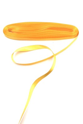  - RIBBED SATIN NO:2 (1 CM) 10 MT 107 DARK YELLOW