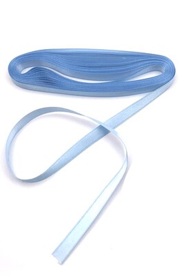  - RIBBED SATIN NO:2 (1 CM) 10 MT 113 BLUE