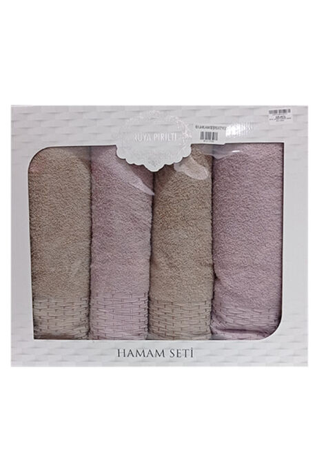  - RÜYA JAKARLI HAMAM TAKIMI GÜL VİZON