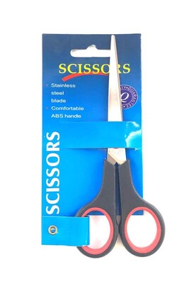  - SCISSORS BLACK RED 15 CM