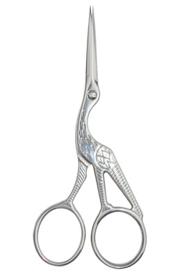 SCISSORS SWAN SILVER GRAY - Thumbnail