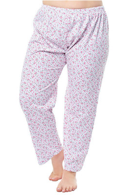 SEHER YILDIZI - WOMEN PATTERNED BLOOM PANTS 0023