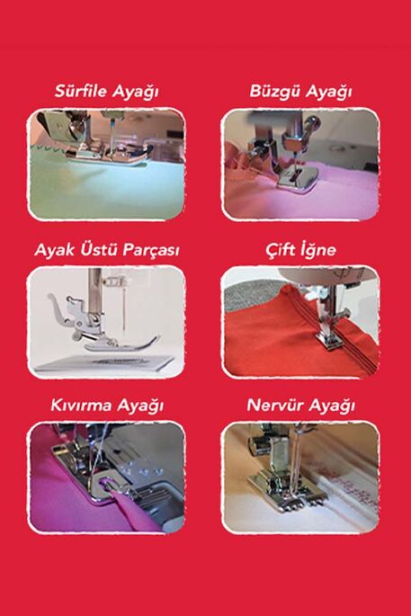 SİNGER AYAK SETİ - 13