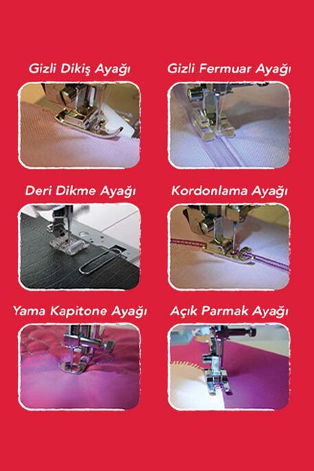 SİNGER AYAK SETİ - 14