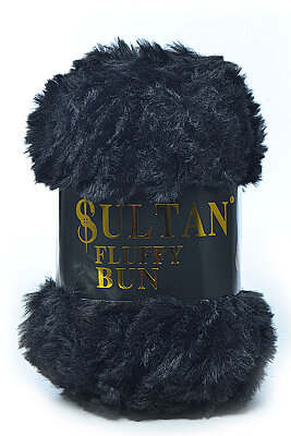 SULTAN FLUFFY BUN 04 Siyah