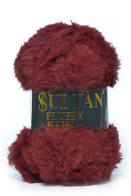 SULTAN FLUFFY BUN 44 Bordo