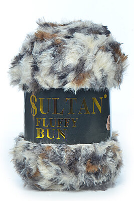 SULTAN FLUFFY BUN 98 Krem-Kahve-Siyah