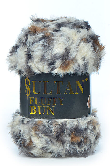 SULTAN FLUFFY BUN 98 Krem-Kahve-Siyah - 1