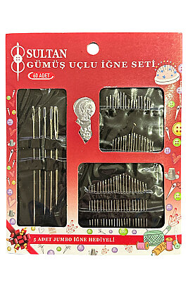 SULTAN GÜMÜŞ UÇLU JUMBO İĞNE SETİ - 2