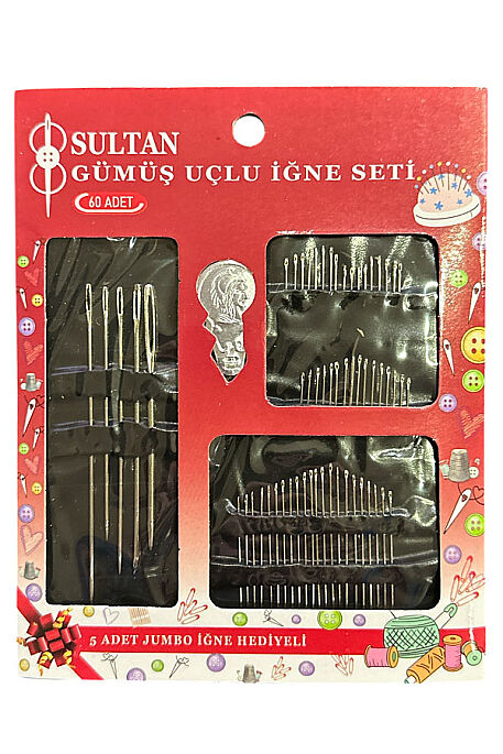 SULTAN GÜMÜŞ UÇLU JUMBO İĞNE SETİ - 2