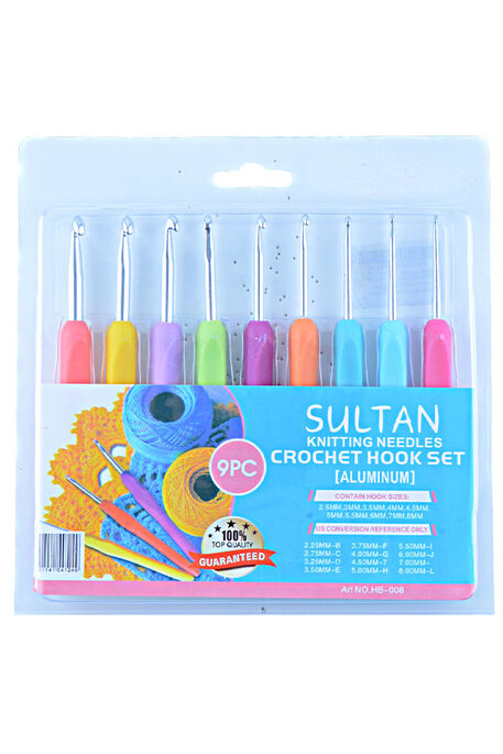  - SULTAN ÖZEL SİLİKON SAPLI 9 LU YÜN TIĞ SETİ