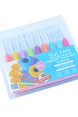 SULTAN ÖZEL SİLİKON SAPLI 9 LU YÜN TIĞ SETİ - Thumbnail