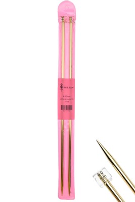 SULTAN LUX METALLIZED KNITTING NEEDLE 35 CM - Thumbnail