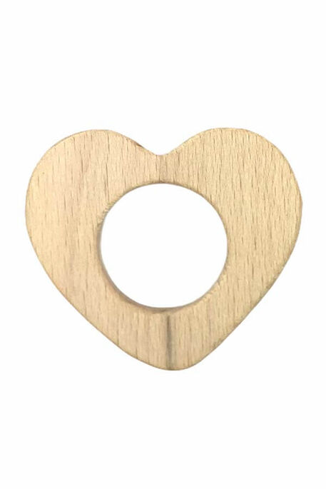  - TEETHER WOOD FIGURE HEART