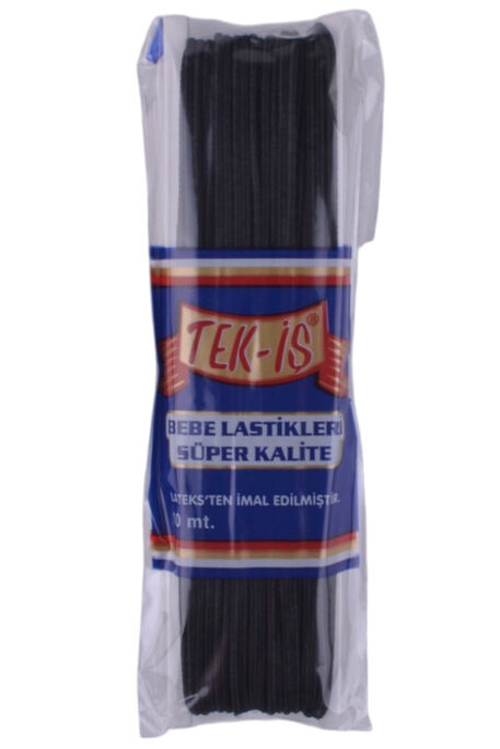  - TEK-İŞ BEBE LASTİK SİYAH 10 MT 