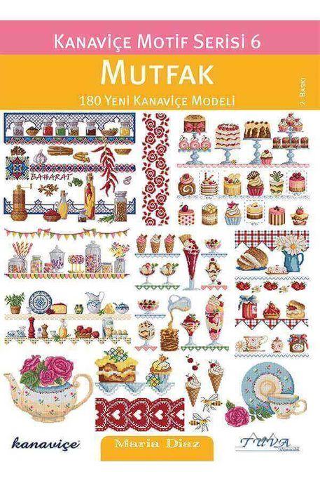 TUVA - MAGAZINE 5740 EMBROIDERY MOTIF SERIES 6 KITCHEN