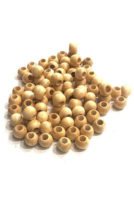  - WOODEN BEADS 303 BEİGE 10 MM