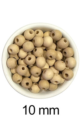  - AHŞAP BONCUK 309 HAM 10 MM