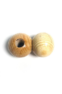  - WOODEN BEADS 900 BEİGE 30MM (2 PİECE)