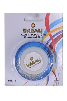 YABALI - YABALI 018 KLASİK TOPLU İĞNE MAVİ