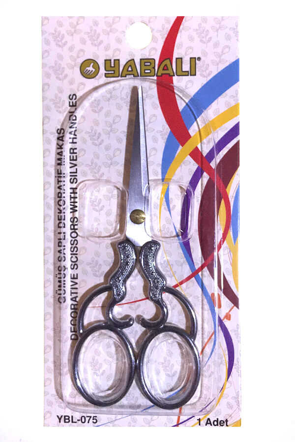 Yabalı 075 Makas Dekoratif Gümüş