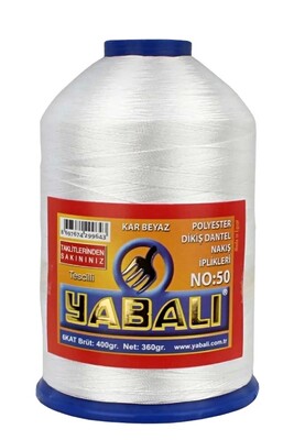 YABALI - YABALI 400 KAR BEYAZ 50 POLYESTER