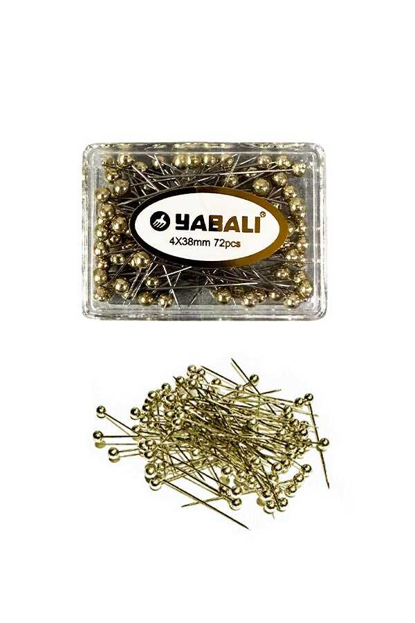 Yabalı 435 Terzi İğnesi 72 Li 4x38mm Gold