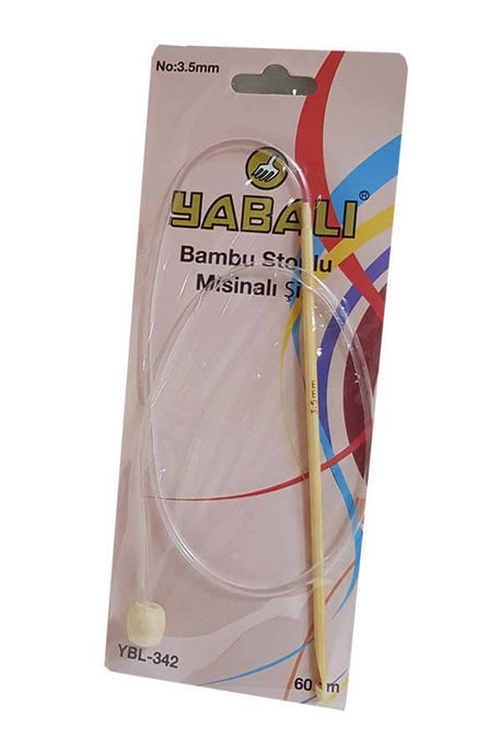 YABALI - YABALI BAMBU STOPLU MİSİNALI ŞİŞ 60 CM