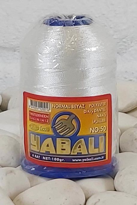 YABALI - YABALI DANTEL İPLİĞİ NO:50 BEYAZ 100 GR