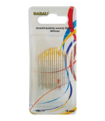 YABALI - YABALI 11 SHARP DİKİŞ NAKIŞ İĞNESİ 
