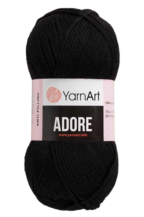 YARNART ADORE 354 Siyah