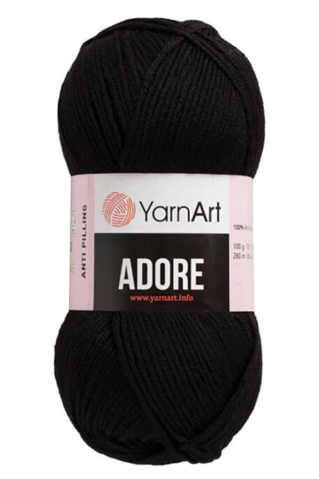 YARNART ADORE 354 Siyah - 1