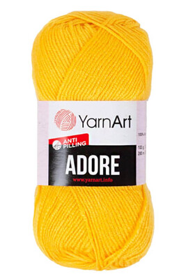 YARNART ADORE 355 Koyu Sarı 