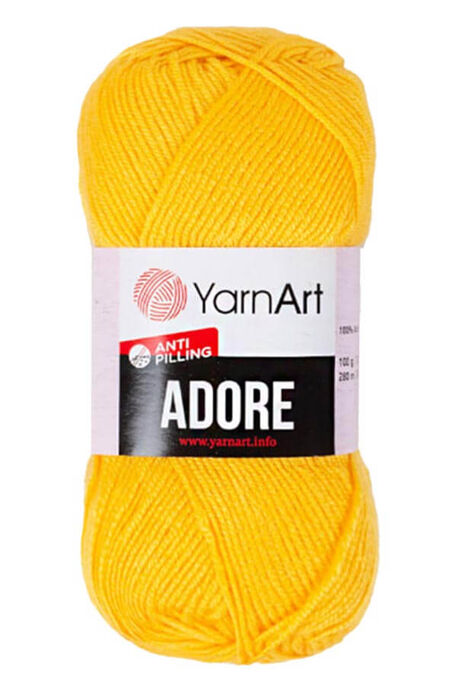 YARNART ADORE 355 Koyu Sarı - 1