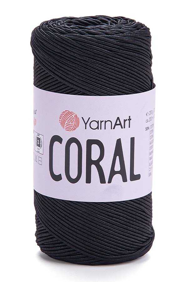 YARNART CORAL 1902 Siyah