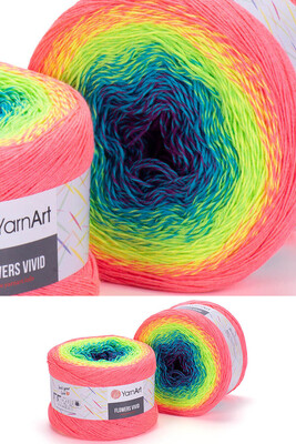 YARNART - YARNART FLOWERS VIVID 505