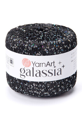 YARNART - YARNART GALASSİA 5805 Siyah-Gümüş