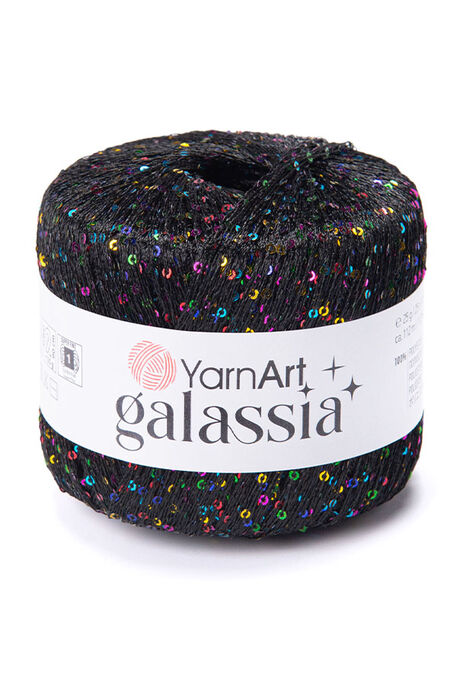 YARNART - YARNART GALASSİA 5806 Siyah-Multi