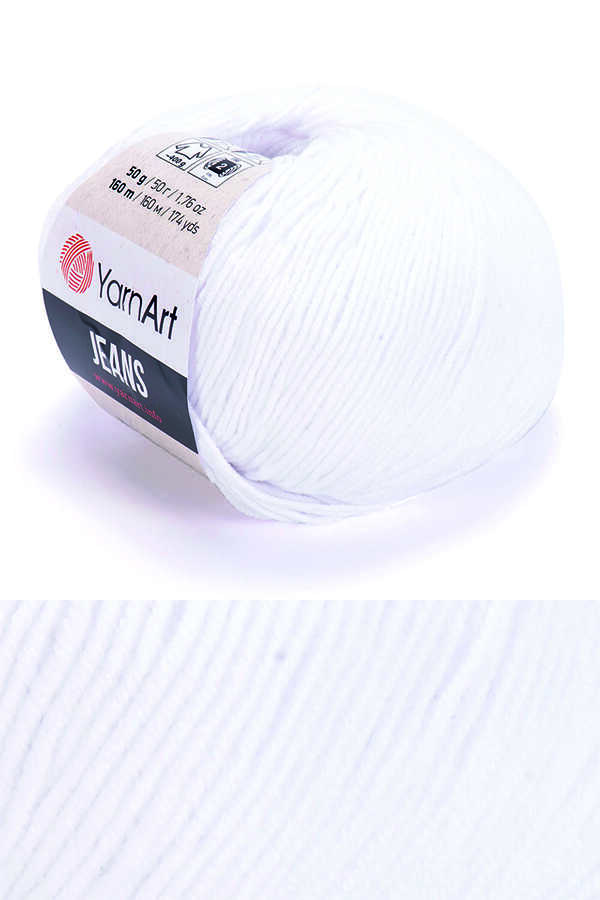 YARNART JEANS 62 Beyaz