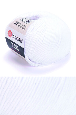 YARNART JEANS 62 Beyaz