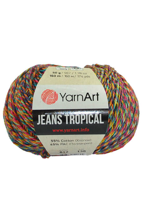 YARNART JEANS TROPICAL 612 - 1